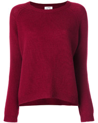 Женский темно-красный кашемировый свитер от Forte Forte