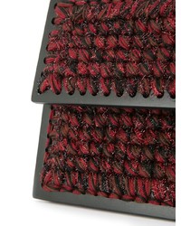 Темно-красный клатч из плотной ткани от 711