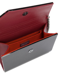 Темно-красный клатч от Jimmy Choo