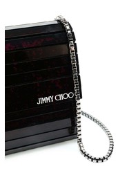 Темно-красный клатч от Jimmy Choo