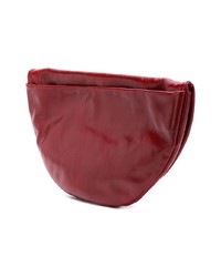 Темно-красный кожаный клатч от L'Autre Chose