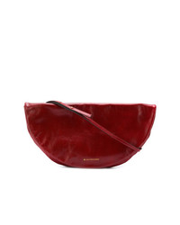 Темно-красный кожаный клатч от L'Autre Chose