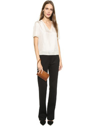 Темно-красный кожаный клатч от Frye