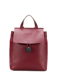 Женский темно-красный кожаный рюкзак от Corto Moltedo