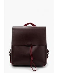 Женский темно-красный кожаный рюкзак от Divalli