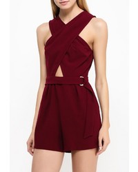 Темно-красный комбинезон с шортами от LOST INK