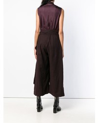 Темно-красный комбинезон от Masnada