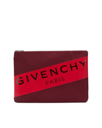 Мужской темно-красный мужской клатч из плотной ткани от Givenchy