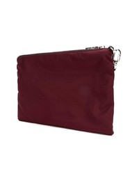 Мужской темно-красный мужской клатч от Prada