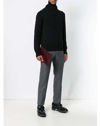 Мужской темно-красный мужской клатч от Prada