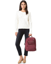 Женский темно-красный нейлоновый рюкзак от Tumi