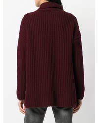 Женский темно-красный открытый кардиган от Incentive! Cashmere