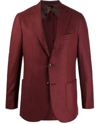 Мужской темно-красный пиджак от Barba