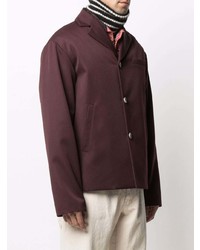 Мужской темно-красный пиджак от Marni