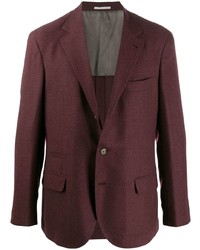 Мужской темно-красный пиджак от Brunello Cucinelli