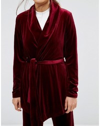 Женский темно-красный пиджак от Gestuz