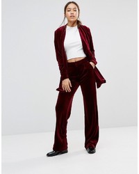 Женский темно-красный пиджак от Gestuz