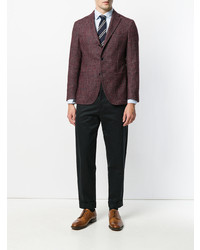 Мужской темно-красный пиджак от Cantarelli