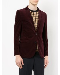 Мужской темно-красный пиджак от Loveless