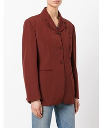 Женский темно-красный пиджак от Romeo Gigli Vintage