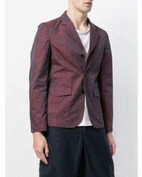 Мужской темно-красный пиджак от Comme Des Garcons SHIRT