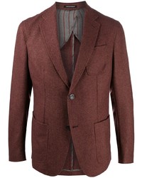 Мужской темно-красный пиджак от Emporio Armani
