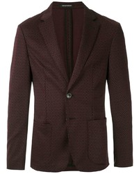 Мужской темно-красный пиджак от Emporio Armani
