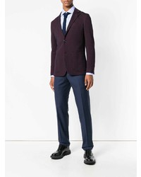 Мужской темно-красный пиджак от Canali