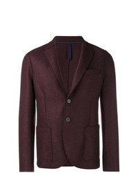 Мужской темно-красный пиджак от Harris Wharf London