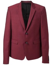 Мужской темно-красный пиджак от Kris Van Assche