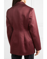 Женский темно-красный пиджак от Roksanda