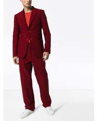 Мужской темно-красный пиджак от Sies Marjan
