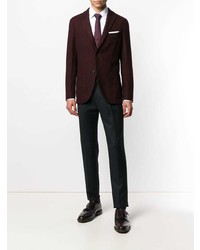Мужской темно-красный пиджак от Boglioli