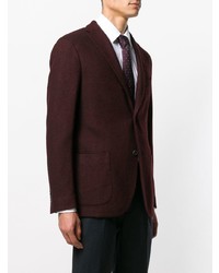 Мужской темно-красный пиджак от Boglioli