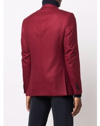 Мужской темно-красный пиджак от Caruso