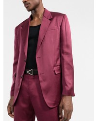 Мужской темно-красный пиджак от Versace