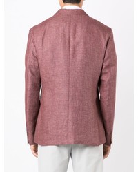 Мужской темно-красный пиджак от BOSS