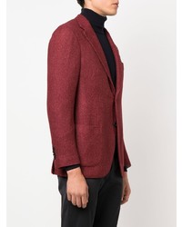 Мужской темно-красный пиджак от Lardini