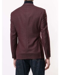 Мужской темно-красный пиджак от Kent & Curwen