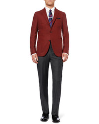 Мужской темно-красный пиджак от Boglioli