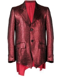 Мужской темно-красный пиджак от Sulvam