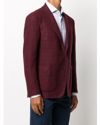 Мужской темно-красный пиджак от Canali