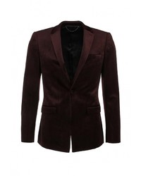 Мужской темно-красный пиджак от Topman
