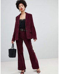 Женский темно-красный пиджак от Warehouse