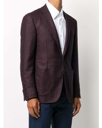 Мужской темно-красный пиджак от Canali