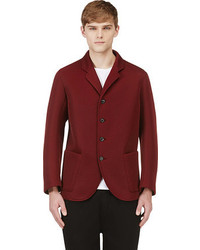 Мужской темно-красный пиджак