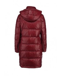 Женский темно-красный пуховик от F5