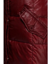 Женский темно-красный пуховик от F5