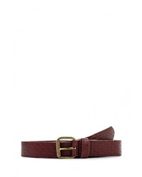 Мужской темно-красный ремень