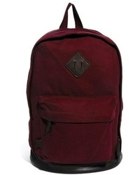 Мужской темно-красный рюкзак из плотной ткани от Asos